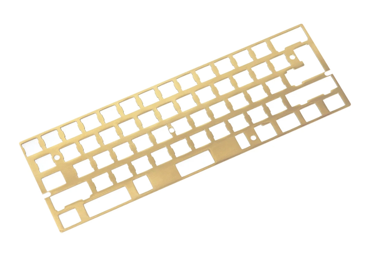Custom keyboard plate