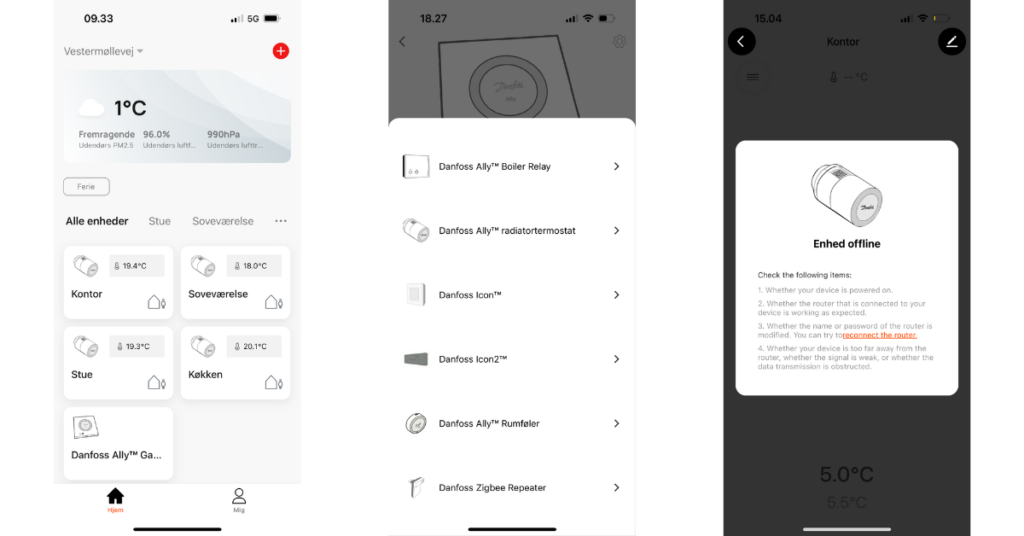 Danfoss ally app installation